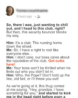 Grandfather Isn’t Allowed inside the Club — Story of the Day